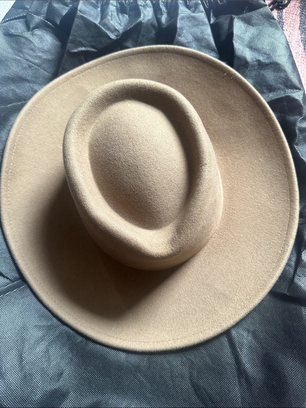 Gigi Pip Felt Hat in Camel